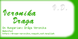 veronika draga business card